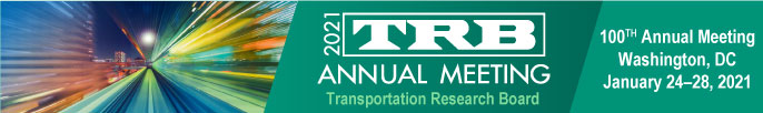2021 Transportation Research Board Conference