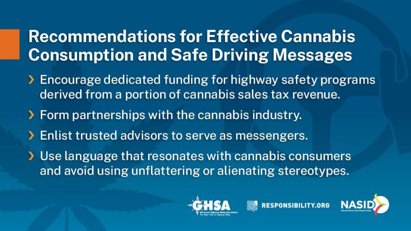 Cannabis Consumers and Safe Driving: Responsible Use Messaging
